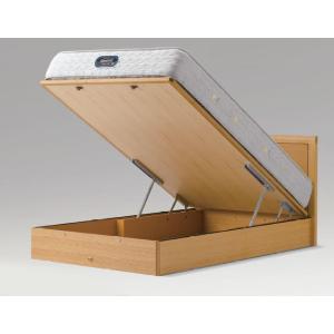 シモンズベッド アーグ シングル フラット リフトアップ ガスハッチ 縦型収納 跳ね上げ式ガスダンパ...