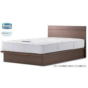 組立簡単 マットレス付シングルベッドMB-5151S-LBR+KM-3102S 組立簡単 マットレス付シングルベッドMB-5151S-LBR+KM-3102S