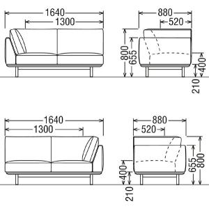 カリモク UU22モデル UU2228 224...の詳細画像1