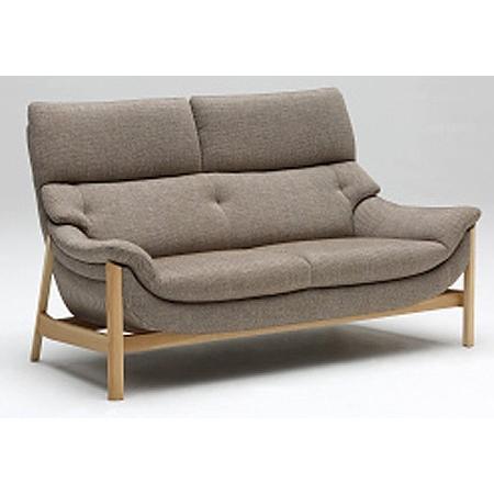 eis仕様 カリモク UU62モデル UU6212 UU6262 2Pソファ 布張りラブソファー 二...