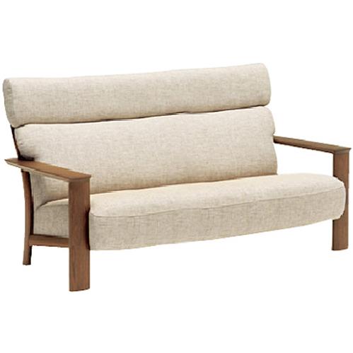 カリモク WW41モデル WW4103 3Pソファ 三人掛け椅子 長椅子 平織布張 ファブリック 木...