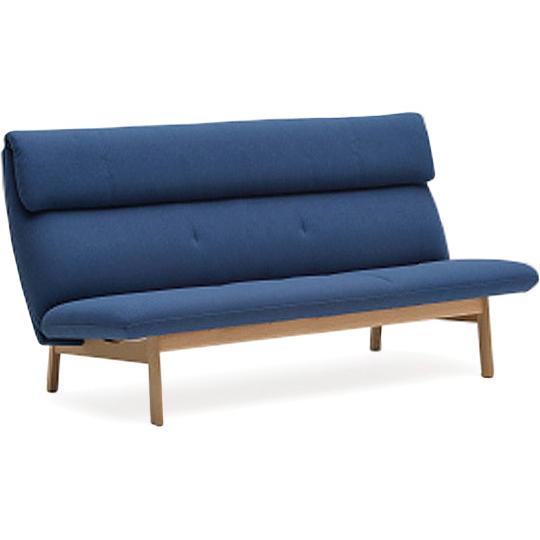 カリモク WW6403 三人掛け椅子（幅1940） 3Pソファ 布張り 3人掛け トリプルソファー ...