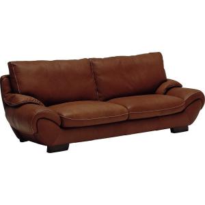 カリモク ZS9713WK 3人掛 長椅子ロング 3Pソファ 本革張チェア カリモク 最高級ソファ ゆったりタイプ トリプルクッション 日本製家具 正規取扱店