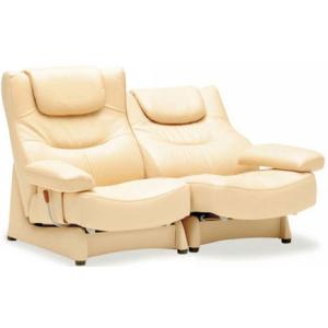 カリモク 4208 4209 3Pソファ 本革張ソファ 肘掛け椅子 リクライニングソファ ゆったりソ...