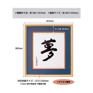 色紙額 K-80 普通色紙サイズ(272×24...の詳細画像4