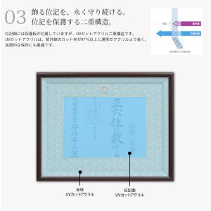 国産高級位記額 NKS-04 (正五位以下 /...の詳細画像3