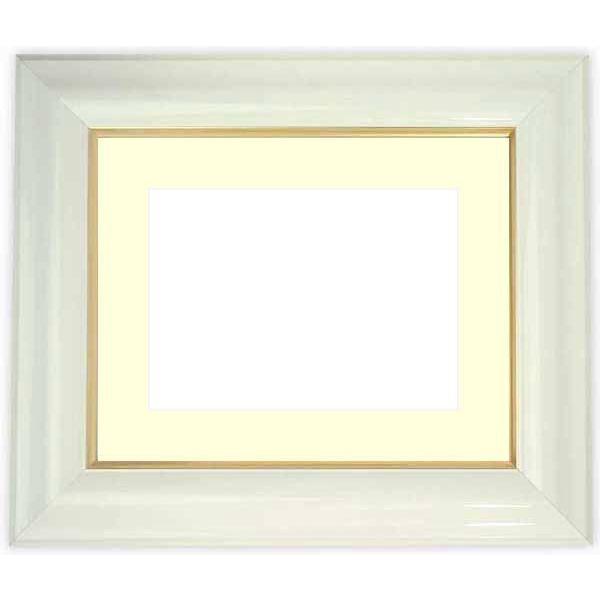 写真用額縁 681/白 写真A3（420×297mm） 前面UVカットアクリル仕様 マット付き