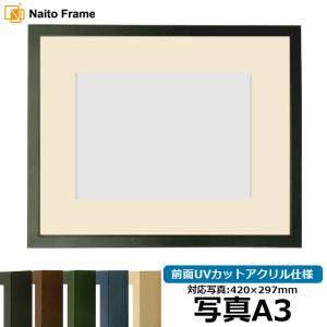 額縁専門店ないとう 写真用額縁 1530 写真A2（594×420mm） ブラック