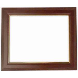 高級賞状額縁 魁No.5/マホガニー 勲記（595×420mm） 前面ガラス仕様 大額