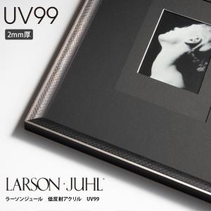 ラーソンジュール 低反射アクリル板 UV99（2mm厚）大全紙（727×545mm）用 UVカット率99％/透明アクリル｜e-frame