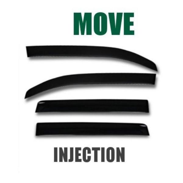 ダイハツ ムーブ LA150S LA160S ドアバイザー　サイドバイザー ノーマル インジェクショ...