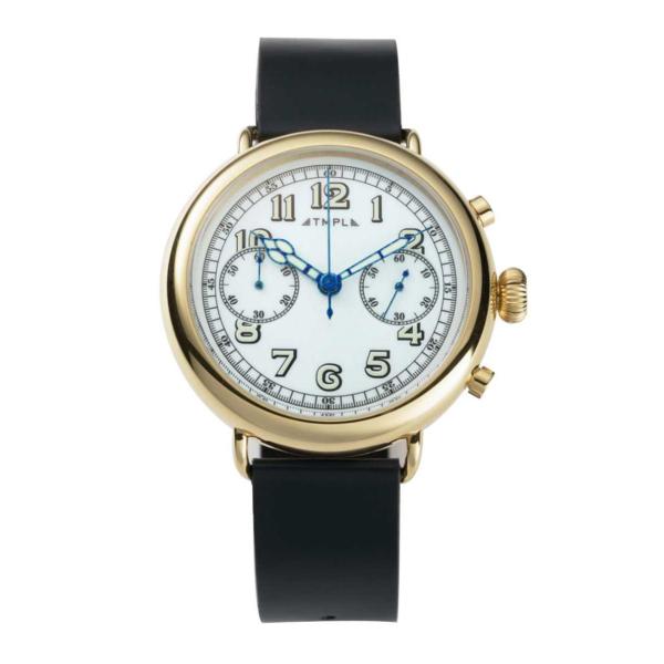 腕時計 TMPL テンプル 1910's CHRONOGRAPH ゴールド/文字盤ホワイト 1910...