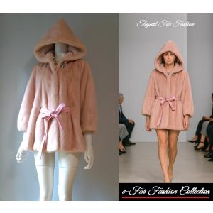 毛皮コート リバーシブル シルクコート ロシアンリス ウィーゼル