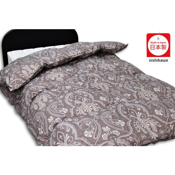 西川羽毛掛けふとん SLシングル TV1551RO 日本製