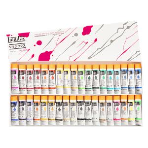 リキテックス（Liquitex） ソフトタイプ 72色セット（36 色A+B）6号