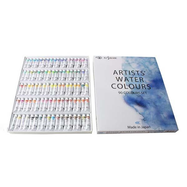 クサカベ 透明水彩絵具｜クサカベ水彩絵具セットNW-90 ９０色