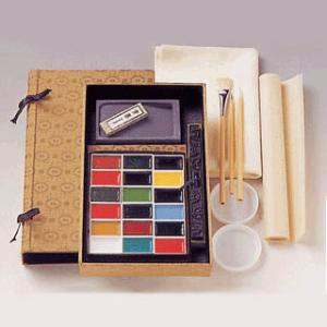 岩絵の具 A (赤箱) 12色セット 【 日本画 水墨画 絵具 岩絵具