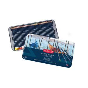 ダーウェント（DERWENT） 水彩色鉛筆 インクテンス 72色ウッドボックス