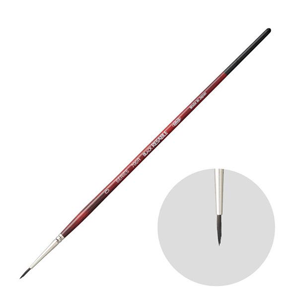 ホルベイン ブラックリセーブル ラウンド 700R No.0　リセーブル・リス毛混毛