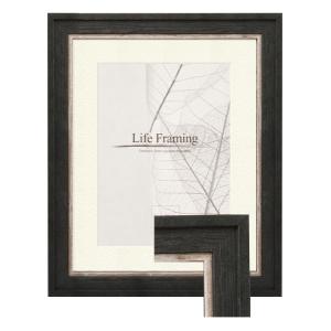 木製デッサン額 スカーラ グレー色フレーム (マット・アクリル付) 大全