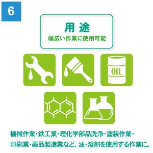 ニトリル耐化学薬品手袋 ソルベントガード 中厚...の詳細画像5