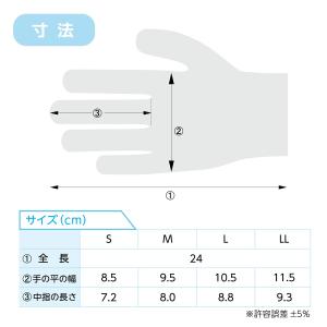 プラスチック手袋 2000枚 (100枚入×2...の詳細画像5