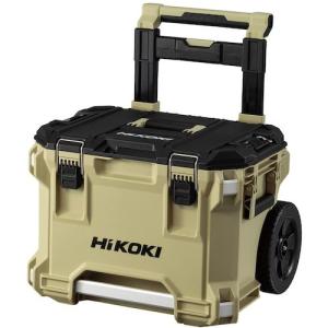 (大型) HIKOKI 00379488 マルチクルーザー キャリーボックス 防ジン・耐水IP65取得 連結収納型作業箱 サンドベージュ｜e-hakaru