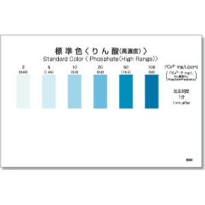 ＼ポイント5倍／ 共立理化学 WAK-PO4(C)-SH50 標準色 パックテスト用 50枚組 リン...