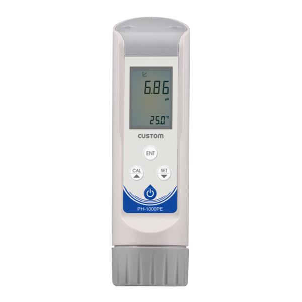 ＼ポイント5倍／ カスタム PH-1001PE 防水pH計 センサーなし