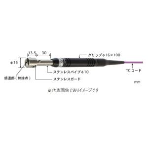 ＼ポイント10倍／ 安立計器 A-231K-00-1-TC1-ASP 静止表面用温度センサー -50...