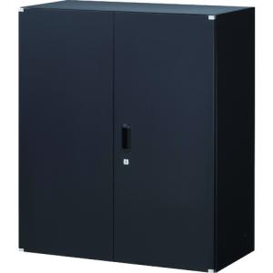 (大型) TRUSCO 161-3052 UHBK-11 ユニット型壁面書庫 両開キ H1050 BK色 1613052