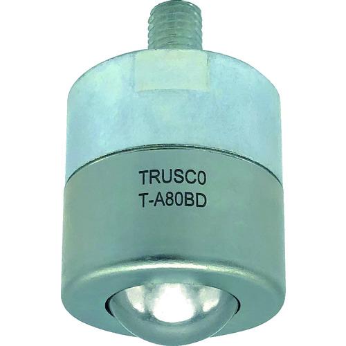 TRUSCO 207-4472 T-A80BD ボールキャスター切削加工品 下向キ用 スチール製 許...