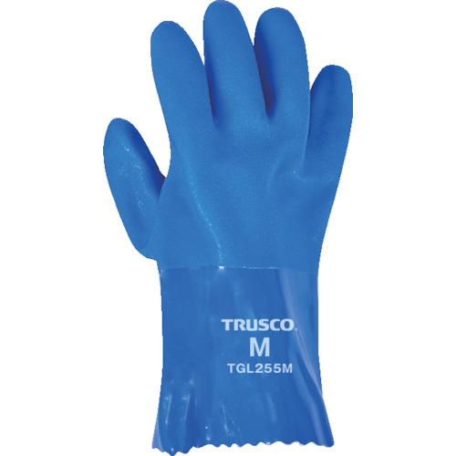 TRUSCO 362-3067 TGL255L-10R 耐油ビニール手袋1.2mm厚 Lサイズ 右手...