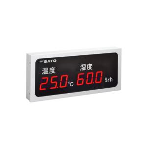 佐藤計量器 8091-55 温湿度表示器 SK-M460-TRH 電圧入力・上下限警報出力付