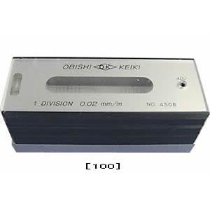 大菱計器製作所 AD103 平形水準器 工作用 呼寸法100mm OBISHI : ad103 