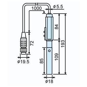 東亜DKK CT-27112B 電気伝導率セル 一般・浸漬用