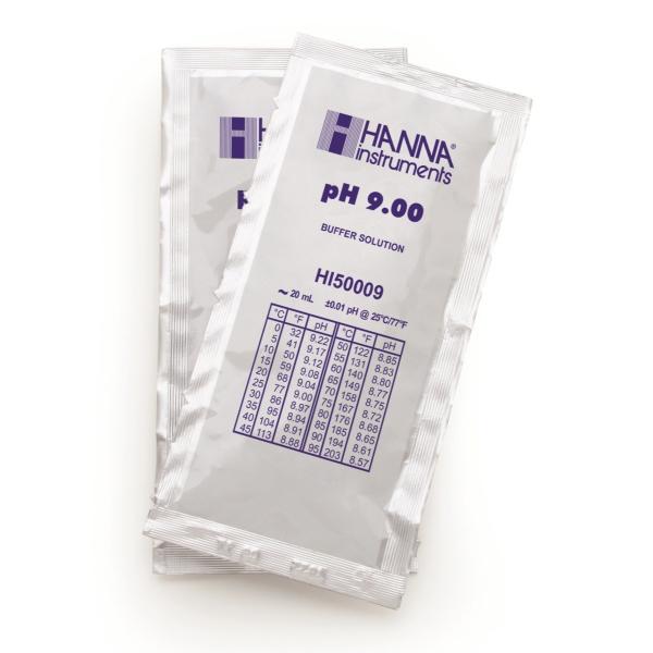 ハンナインスツルメンツ HI 50009-02テクニカルタイプ pH標準液 pH 9.00 証明書付...