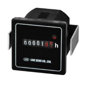 ライン精機 HK-4676 アワーメーター AC100V/60Hz アルミクランプ 時間計