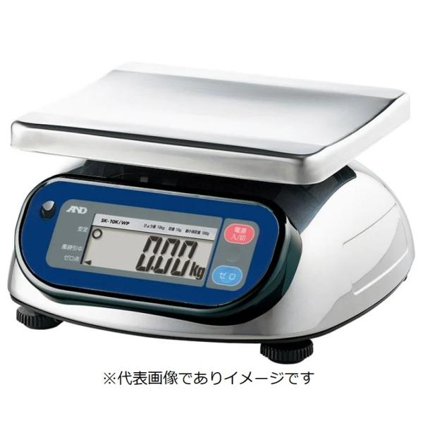 (直送)A&amp;D SK-2000IWP-A4 防塵防水はかり 検定付 ひょう量:2000g(2kg) ...