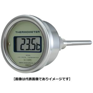 荏原計器 TDL-75-ATK-2-B 液晶デジタル温度計 中心裏出し型 0~150℃ 感温部75mm 電池式温度計 高精度 配管 ダクト 機械設備
