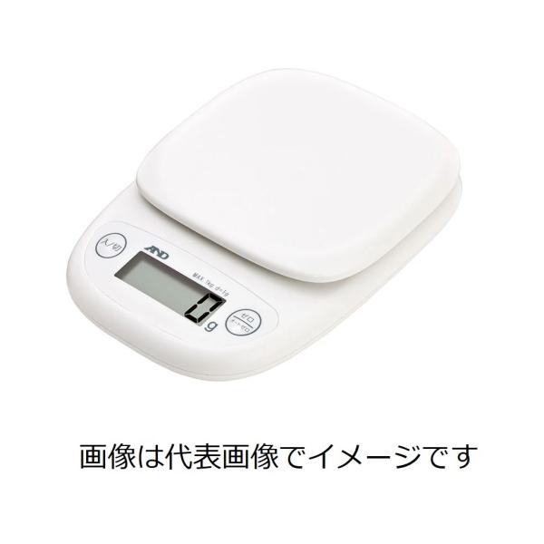A&amp;D UH-3301-W 家庭用デジタルホームスケール ホワイト ひょう量=1kg 最小表示=1g