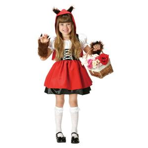 [在庫限り特価]ハロウィンコスチューム　赤ずきん　子ども用　Red Riding Wolhood｜e-halloween