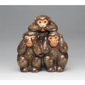 ヒンズー教 ガネーシャ神 「見ざる聞かざる言わざる」三猿 インテリア