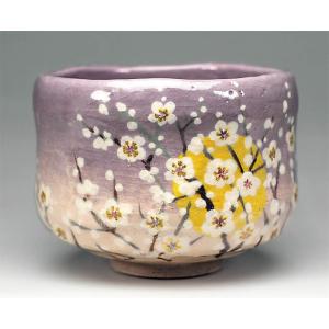 吉村楽入 2016年初春作品 「朝顔」馬盥茶碗 : 心斎橋花房ヤフー店