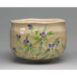 吉村楽入 2024年新春作品 光悦「紙屋」写 飴釉茶碗 楽入印 : 心斎橋