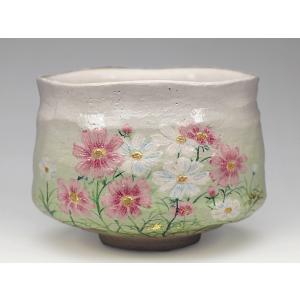 茶道具 抹茶茶碗 仁清写し 月に舟 山川敦司作 泉涌寺窯 茶道