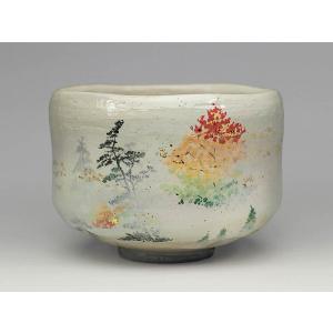 吉村楽入　赤楽茶碗　楽入角印　抹茶碗　茶道具　楽焼 ◇紅桜 抹茶碗◇ | 吉村楽入