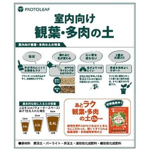室内向け観葉・多肉の土10号鉢用 8.4L プ...の詳細画像1