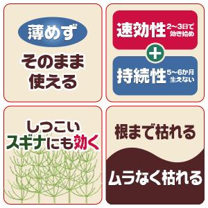 除草剤 アース カマイラズ 草消滅 4.5L×...の詳細画像2