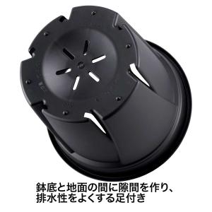 根っこつよし 5号 ブラック φ150×136...の詳細画像5